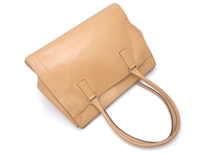 & Other Stories Sac fourre-tout en cuir Hirofu camel - vue 3