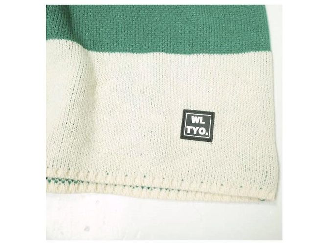 & Other Stories WHITELAND BORDER CREWNECK STRICKPULLOVER Grün - Ansicht 6