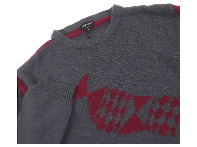Giorgio Armani Cashmere-Seidenpullover mit schwarzem Etikett - Ansicht 2