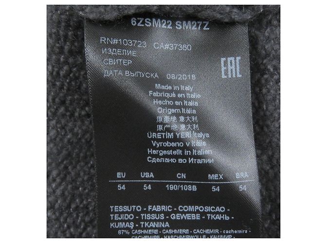 Giorgio Armani Cashmere-Seidenpullover mit schwarzem Etikett - Ansicht 5
