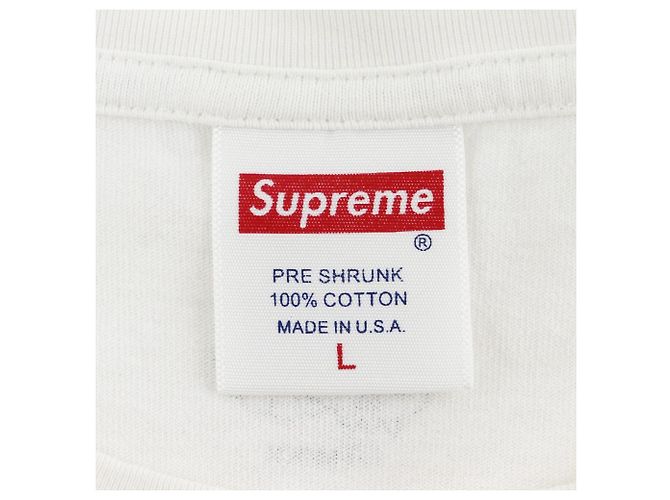 & Other Stories Camiseta Logo Supreme COVID-19 Relief Box 2020 Blanco - vista 6
