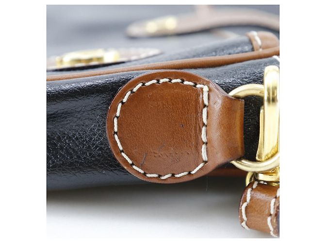 Mila Schön Borsa a spalla in pelle Mila Schon nera 2 in 1 - vista 12