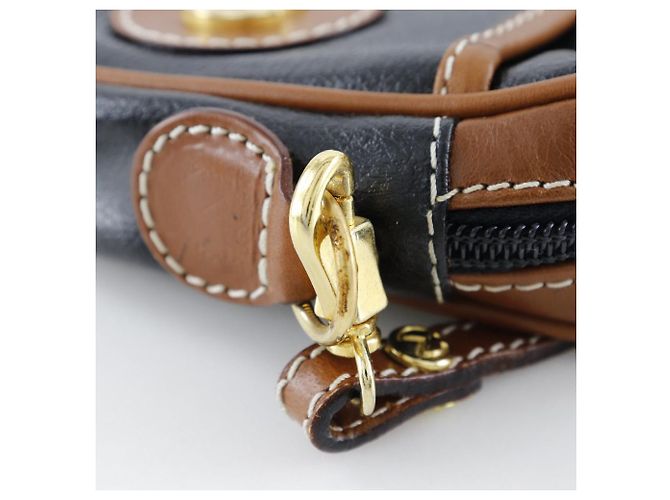 Mila Schön Borsa a spalla in pelle Mila Schon nera 2 in 1 - vista 13