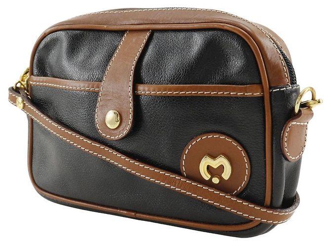 Mila Schön Borsa a spalla in pelle Mila Schon nera 2 in 1 - vista 2