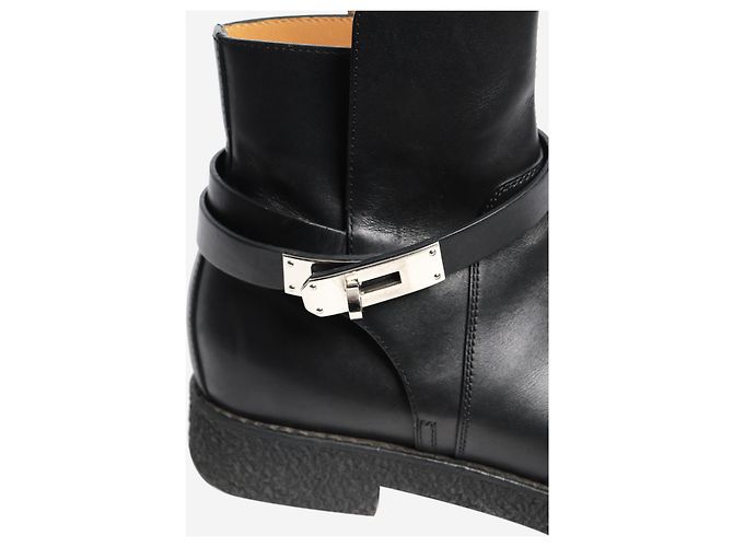 Kelly Hermès Stivaletti neri Neo - taglia EU 38 Nero - vista 4