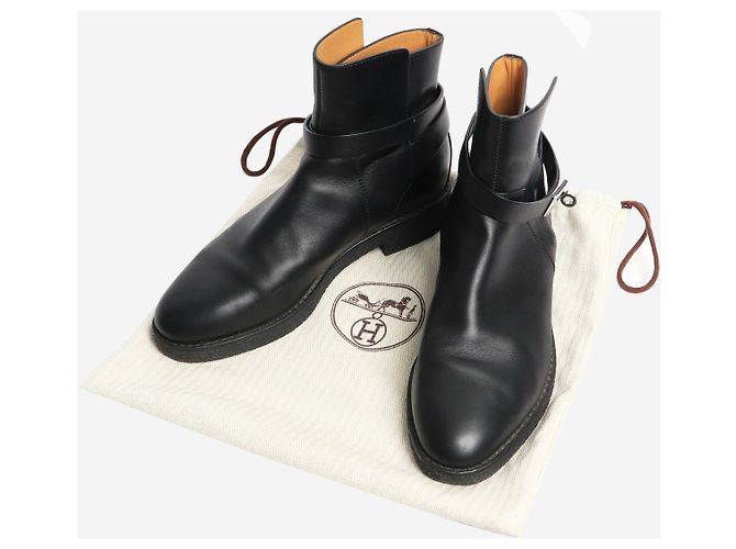 Kelly Hermès Stivaletti neri Neo - taglia EU 38 Nero - vista 7