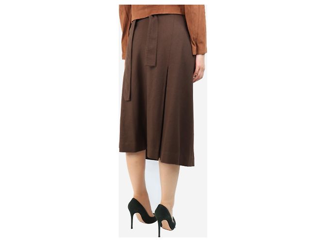 Vince Falda envolvente marrón - talla UK 10 Castaño - vista 3