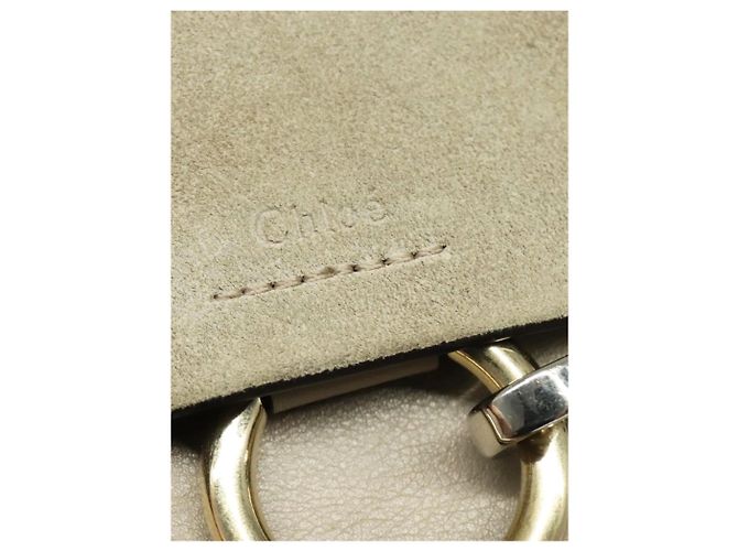 Chloé Borsa a tracolla Grey Faye Grigio - vista 14