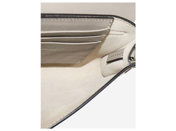 Chloé Borsa a tracolla Grey Faye Grigio - vista 18