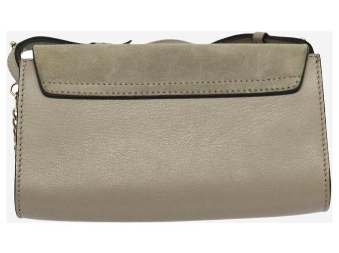 Chloé Borsa a tracolla Grey Faye Grigio - vista 3