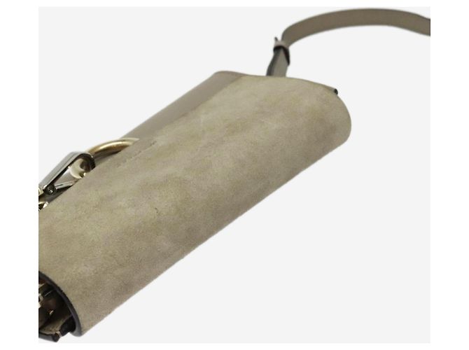 Chloé Borsa a tracolla Grey Faye Grigio - vista 6