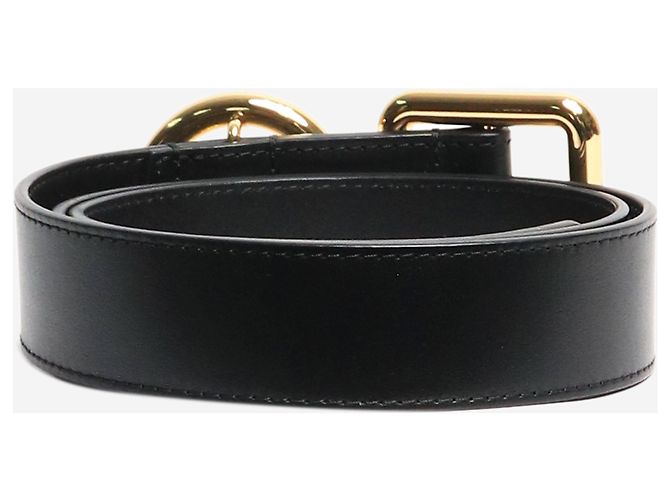 Jacquemus Schwarzer Regalo-Leder-Gürtel - Ansicht 2