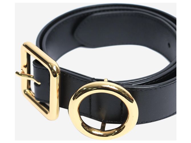 Jacquemus Schwarzer Regalo-Leder-Gürtel - Ansicht 3