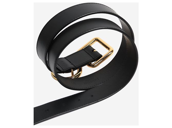 Jacquemus Schwarzer Regalo-Leder-Gürtel - Ansicht 4