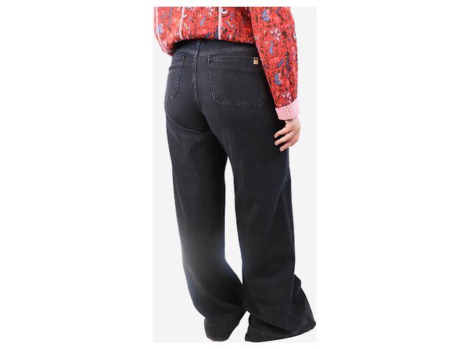 Weekend Max Mara Schwarze weite Hosen - Größe UK 12 - Ansicht 3