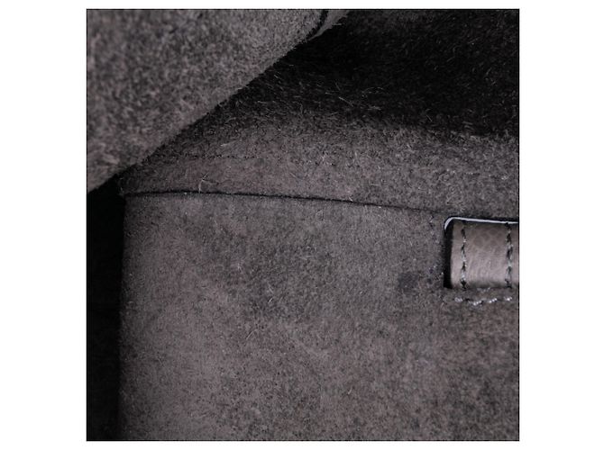 Céline Belt bag in pelle di vitello grana nano Celine Gray Marrone - vista 6