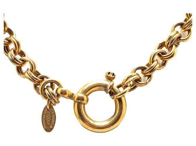 Collana pendente Tornado CC placcata oro di Chanel Golden - view 3