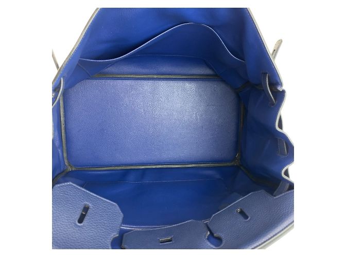 Hermès Borsa Hermes Birkin 40 in Zaffiro Blu - vista 9