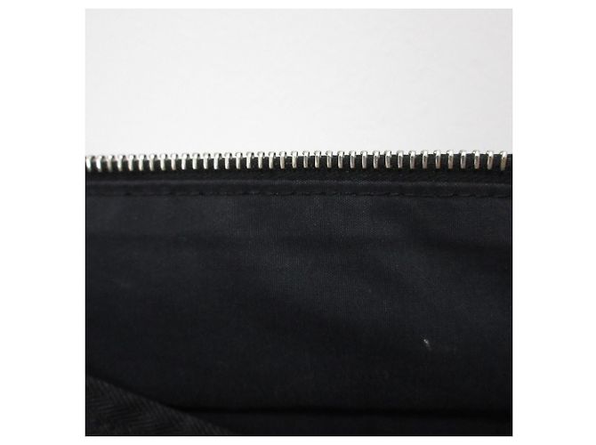 Hermès Hermes Acapulco PM Canvas-Leder Tote Bag Schwarz - Ansicht 15