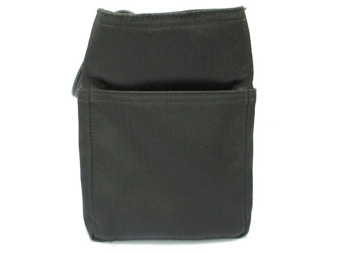 Hermès Hermes Acapulco PM Canvas-Leder Tote Bag Schwarz - Ansicht 3