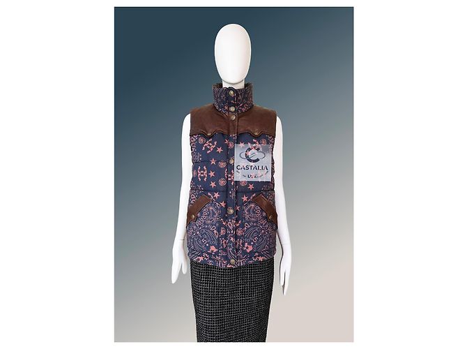 Chanel Reliktweste Logo CC American Mythos 34 FR Braun - Ansicht 2