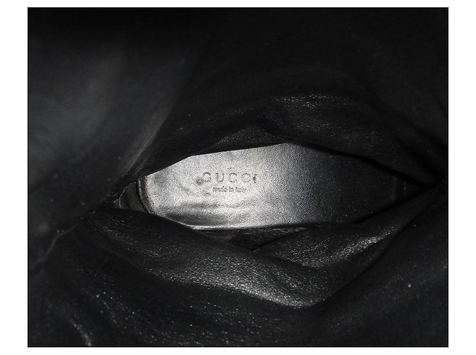 Botines Gucci Negros de Ante con Flecos - vista 7