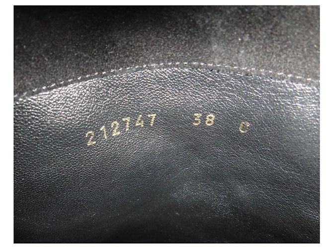 Botines Gucci Negros de Ante con Flecos - vista 8