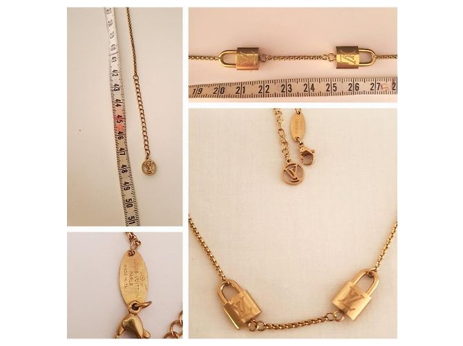 Collar Louis Vuitton Dorado - vista 8