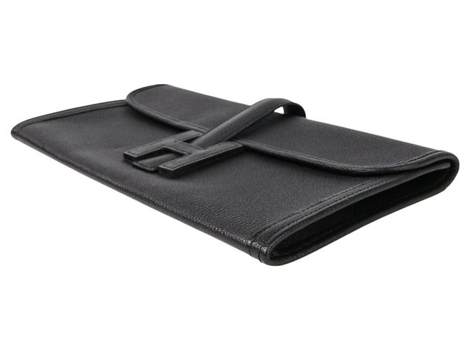 Hermès Borsa Clutch Hermes Jige Elan 29 Nero - vista 4