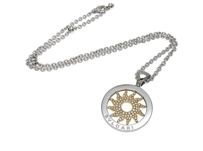 Bulgari Collana Bvlgari Tondo Sun Diamond - vista 3