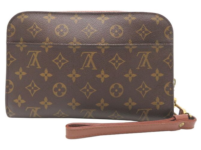 Borsa Second Orsay da Uomo Louis Vuitton Marrone Monogramma - vista 2