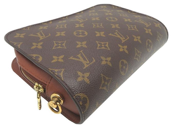 Borsa Second Orsay da Uomo Louis Vuitton Marrone Monogramma - vista 3