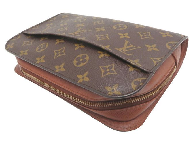 Borsa Second Orsay da Uomo Louis Vuitton Marrone Monogramma - vista 4
