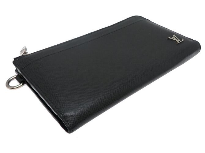 Portafoglio lungo Zippy Dragonne da uomo Louis Vuitton Nero - vista 3