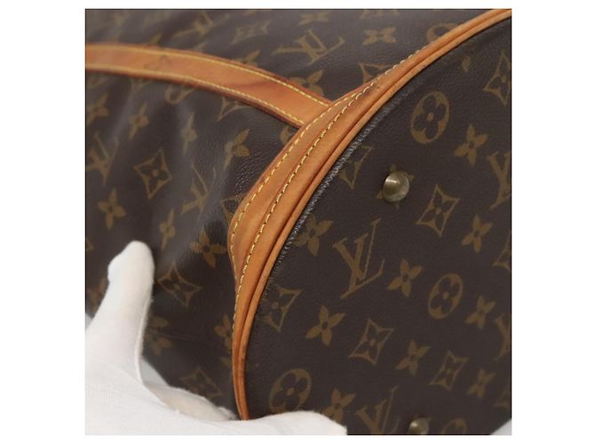 LOUIS VUITTON Borsa a Spalla Monogram Bucket GM M42236 LV Auth bs26467 Monogramma - vista 14