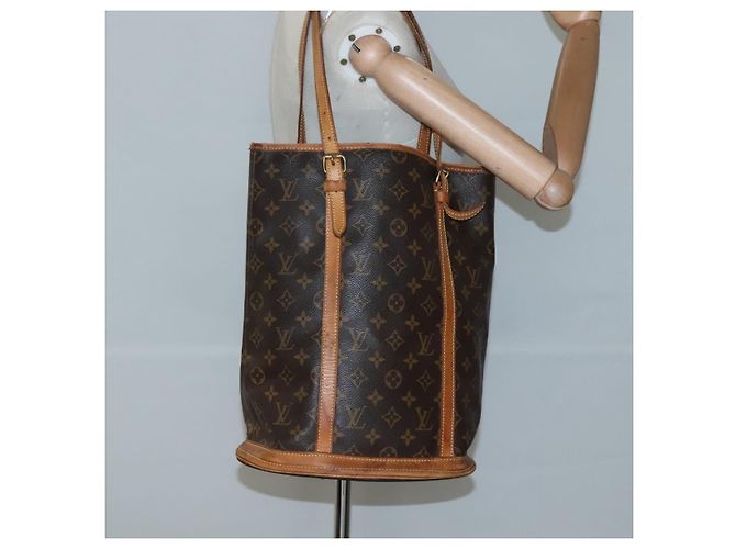 LOUIS VUITTON Borsa a Spalla Monogram Bucket GM M42236 LV Auth bs26467 Monogramma - vista 21