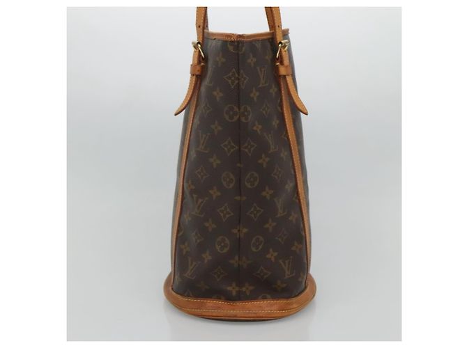 LOUIS VUITTON Borsa a Spalla Monogram Bucket GM M42236 LV Auth bs26467 Monogramma - vista 3