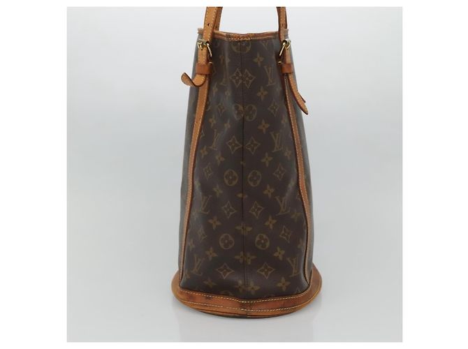 LOUIS VUITTON Borsa a Spalla Monogram Bucket GM M42236 LV Auth bs26467 Monogramma - vista 4
