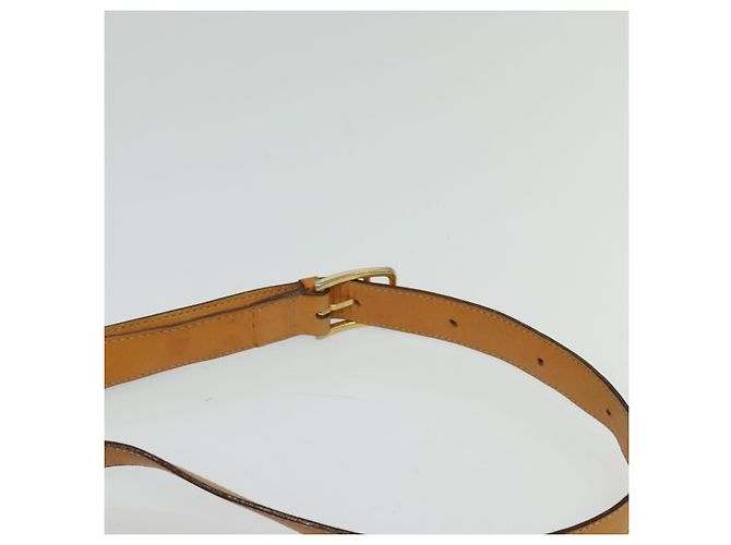 Céline Borsa a spalla in tela Macadam CELINE in pelle PVC marrone oro Auth 126661 D'oro - vista 8