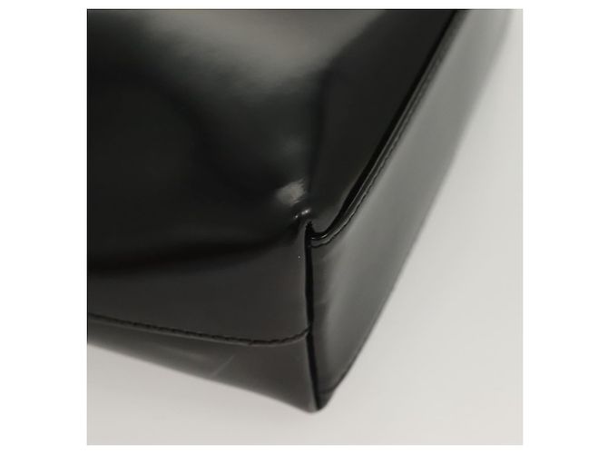 Borsa a mano GUCCI Smalto 2 vie Nero Oro 000 2113 0553 Auth ti3137 - vista 10