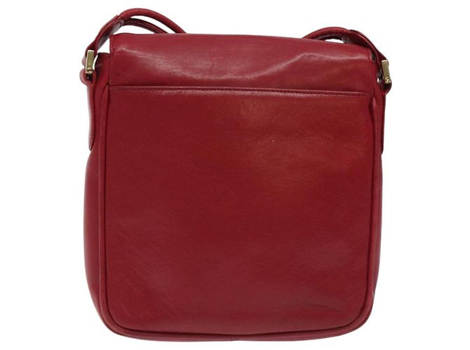 CHANEL COCO Borsa a Spalla Mark in Pelle di Agnello Rossa Oro CC Auth BA2939 Rosso D'oro - vista 3