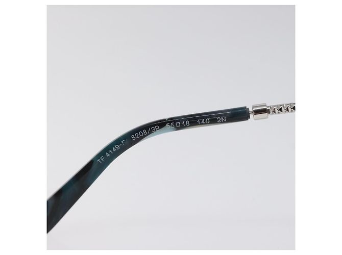 Autre Marque Occhiali da sole TIFFANY&Co. in plastica blu Auth am8576 - vista 10