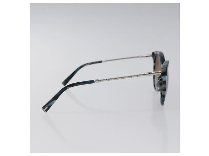 Autre Marque Occhiali da sole TIFFANY&Co. in plastica blu Auth am8576 - vista 5