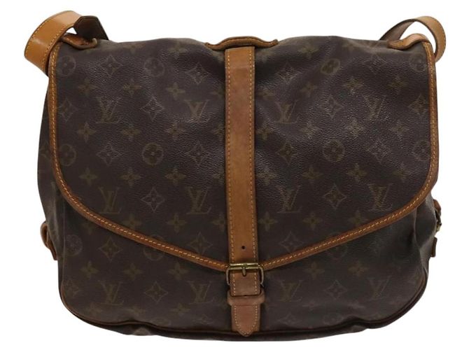 LOUIS VUITTON Borsa a Spalla Monogram Saumur 35 M42254 LV Auth bs26029 Monogramma - vista 13