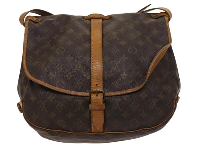 LOUIS VUITTON Borsa a Spalla Monogram Saumur 35 M42254 LV Auth bs26029 Monogramma - vista 2