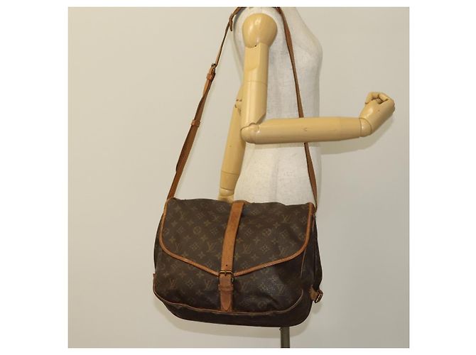 LOUIS VUITTON Borsa a Spalla Monogram Saumur 35 M42254 LV Auth bs26029 Monogramma - vista 26