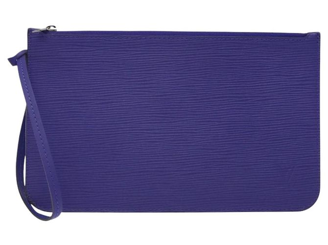 LOUIS VUITTON Epi Neverfull MM Pouch Fig LV Auth BA3013 Viola scuro - vista 13