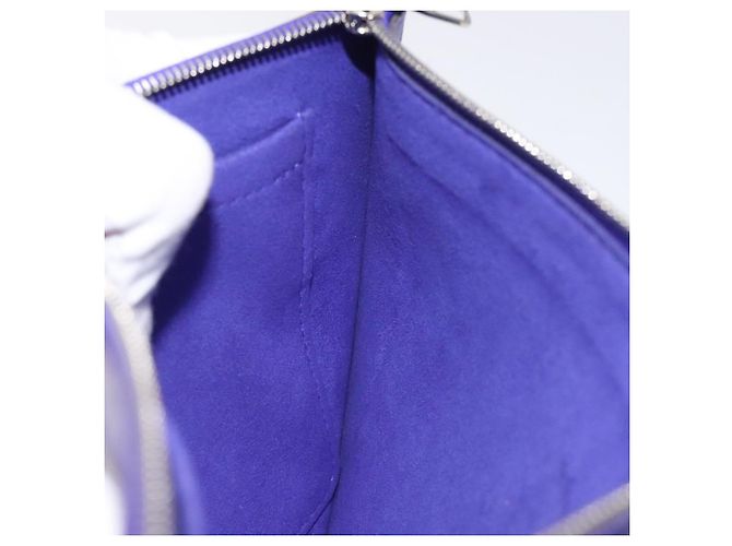 LOUIS VUITTON Epi Neverfull MM Pouch Fig LV Auth BA3013 Viola scuro - vista 19