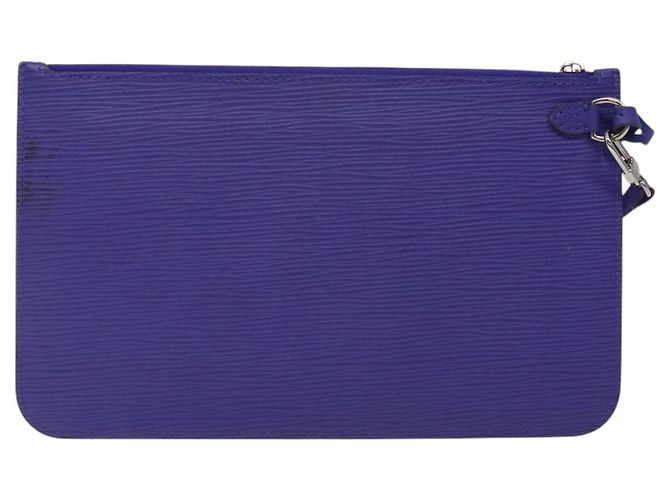 LOUIS VUITTON Epi Neverfull MM Pouch Fig LV Auth BA3013 Viola scuro - vista 2