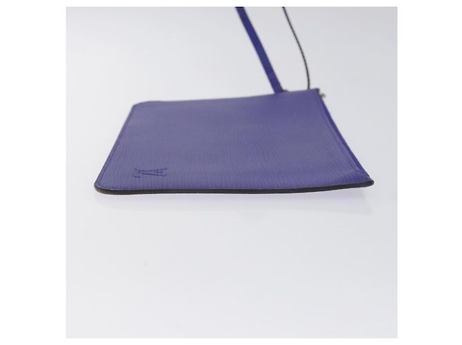 LOUIS VUITTON Epi Neverfull MM Pouch Fig LV Auth BA3013 Viola scuro - vista 3
